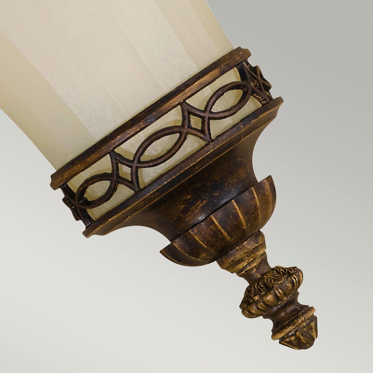 Wandleuchte Fe-Drawing-Room-Wu2 - Braun, KONVENTIONELL, Metall (17.5/22.9/10.2cm) - Elstead Lighting