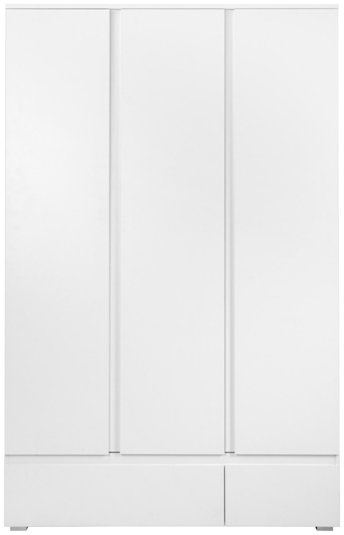 Nyilóajtós Szekrény Image 120/191 Cm - fehér, Basics, faalapú anyag (120/191/55cm) - MID.YOU