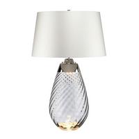 Asztali Lámpa Lena-Tl-L-Smoke-Owss - átlátszó, Konventionell (46/74cm) - Elstead Lighting