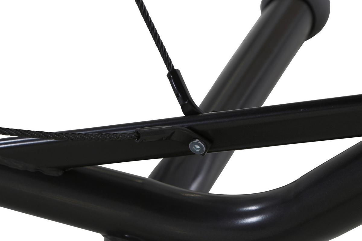 Hängematte L91048 - Dunkelgrau/Rot, KONVENTIONELL, Textil/Metall (105/104/305cm) - Siena Garden