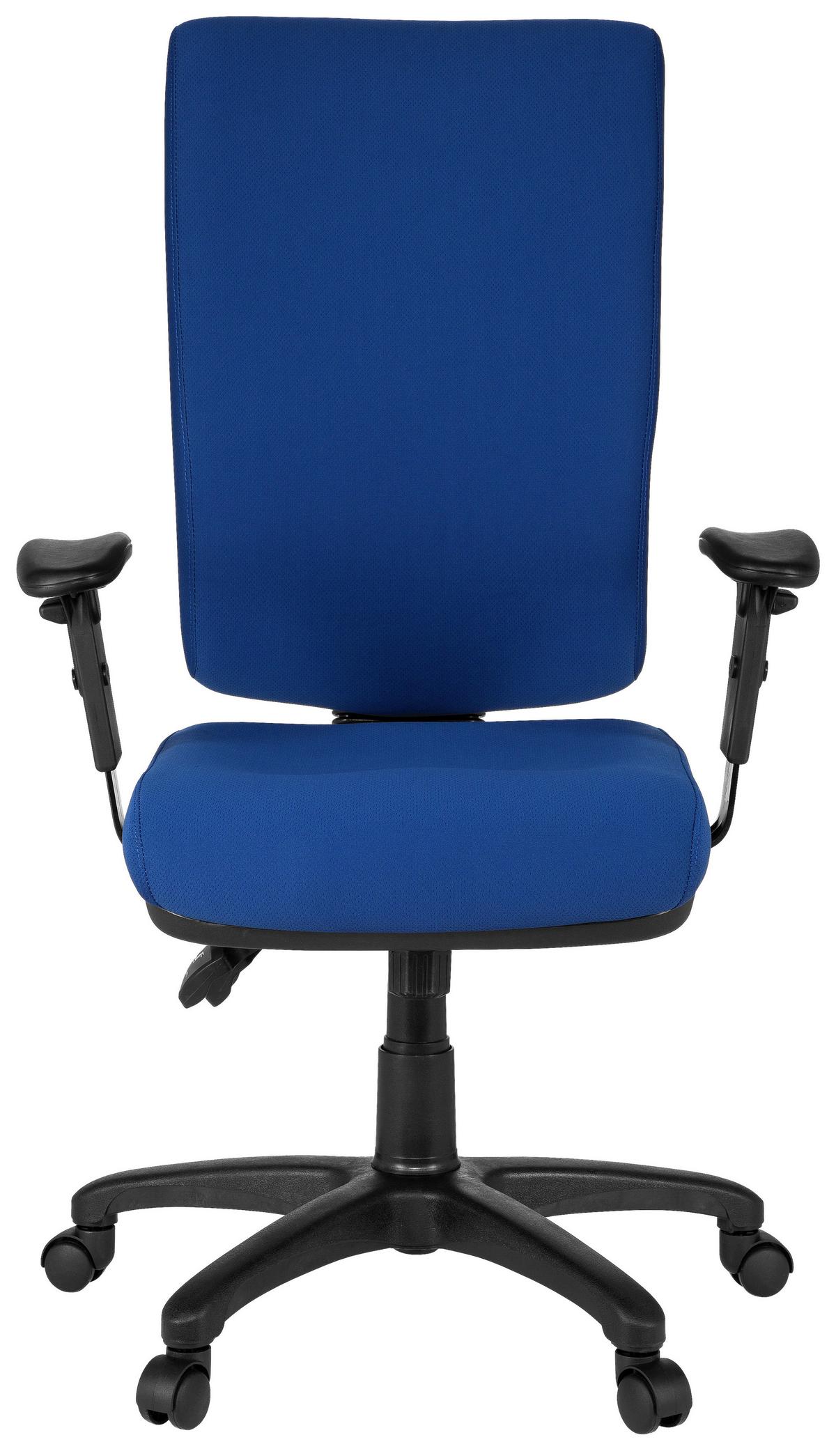 Bürostuhl Zenit High Blau bis 120 kg - Blau, Basics, Kunststoff/Textil (56/130/45cm) - MID.YOU