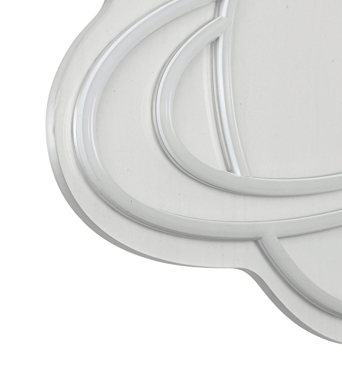 DEKORAČNÍ LED SVÍTIDLO ERDIO - bílá/průhledné, Moderní, plast (40/26/1cm) - Mömax