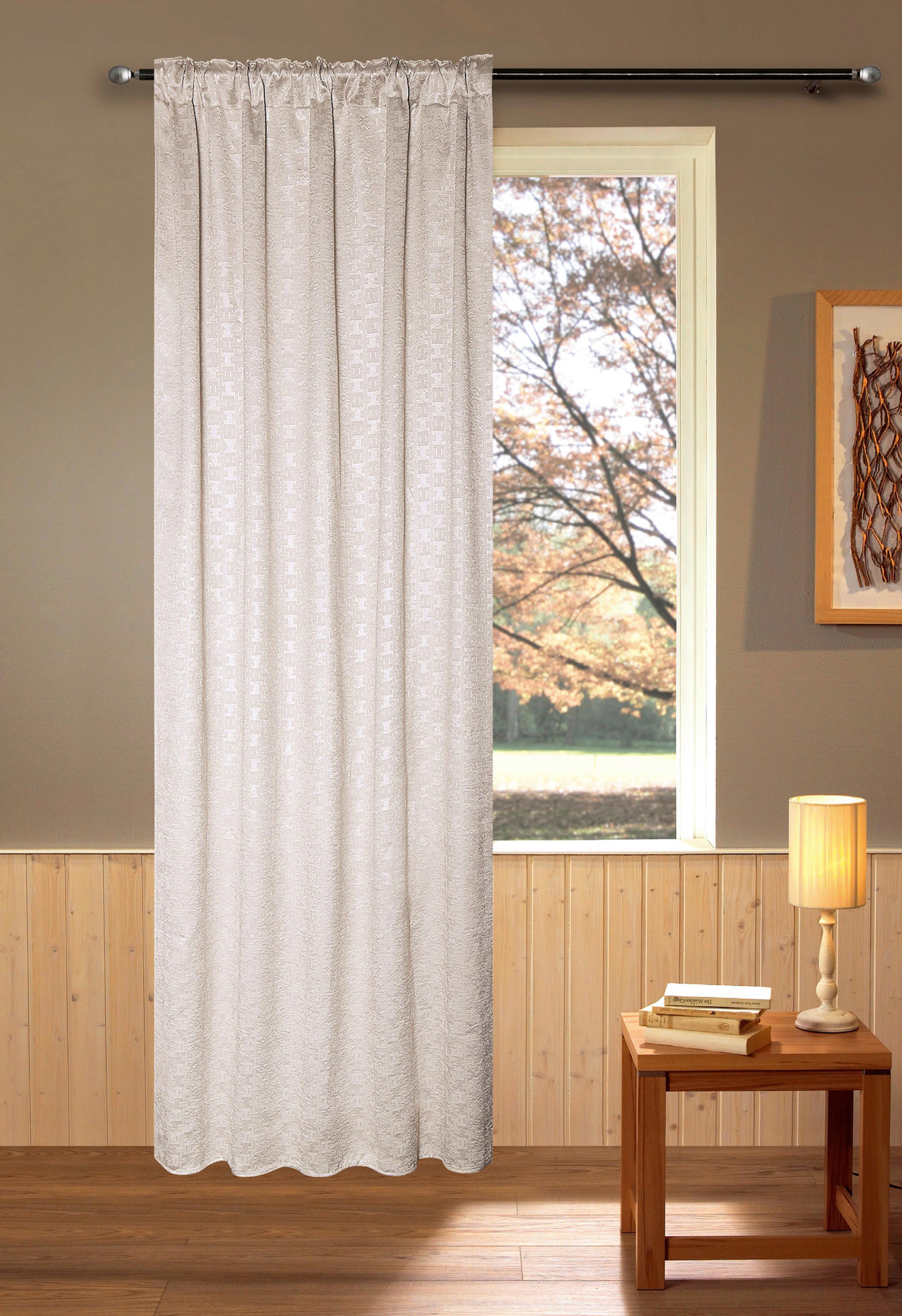 Verdunkelungsvorhang Heike - Beige, ROMANTIK / LANDHAUS, Textil (135/245cm) - James Wood