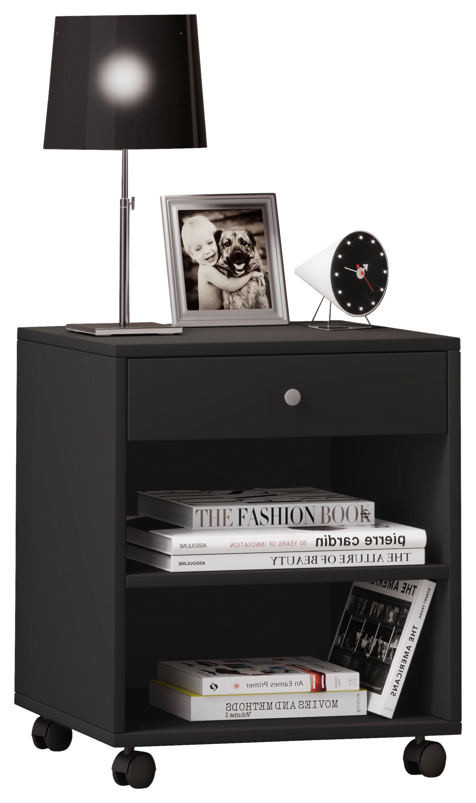 Nachkästchen Naturfarben H: 54 cm Rolda