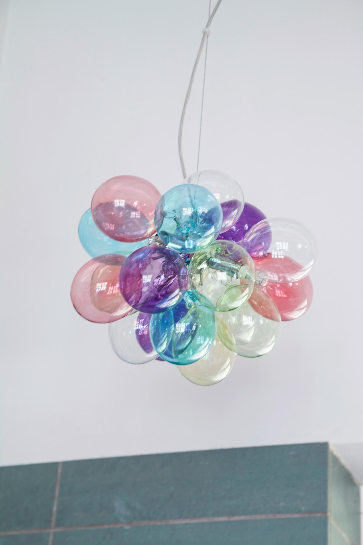 Hängeleuchte 4200640-7000 Gross Ø30 - Türkis/Transparent, Design, Glas (30/28cm) - By Rydéns
