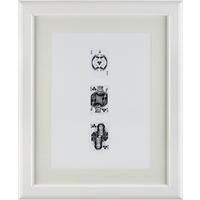 RÁM NA OBRAZY PROVENCE 40x50 cm - bílá, Romantický / Rustikální, dřevo/plast (40/50cm) - Modern Living