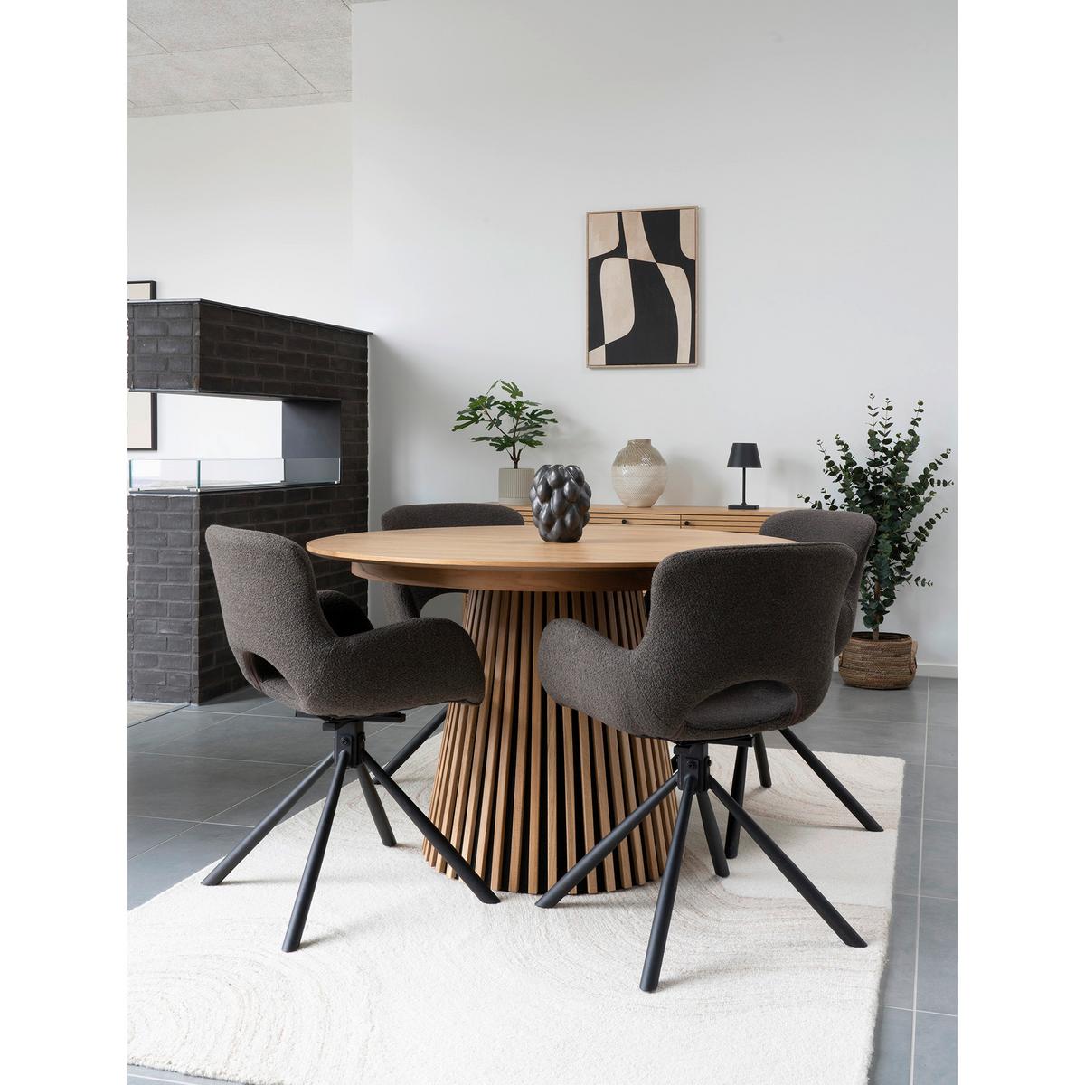Korbset Aosta Braun 2-Teilig - Braun, Design, Holz