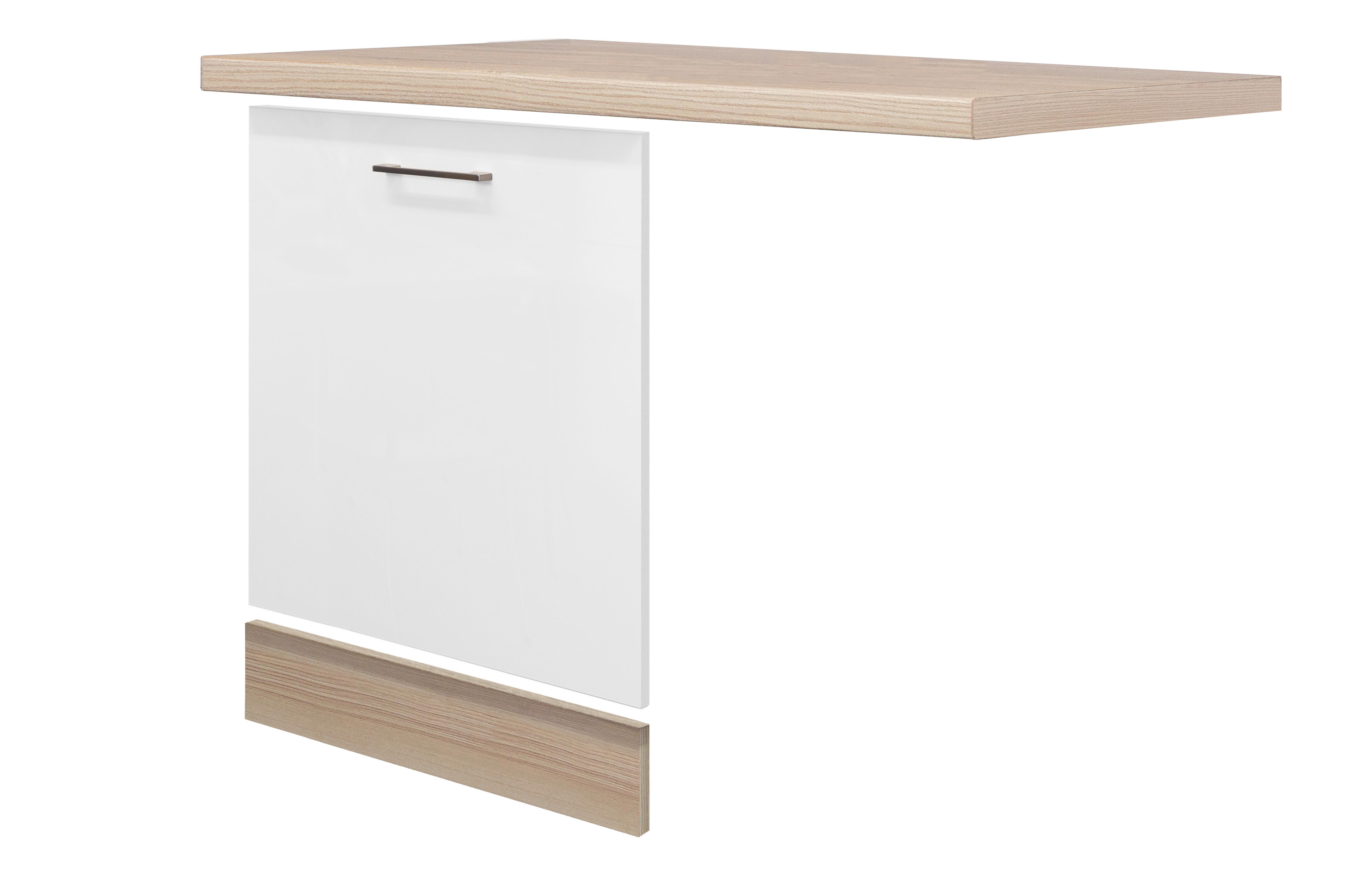 Výkryt Na Myčku Nádobí Abaco Perleťová - perleť/barvy akácie, Moderní, kompozitní dřevo (59,4/68,2cm) - MID.YOU