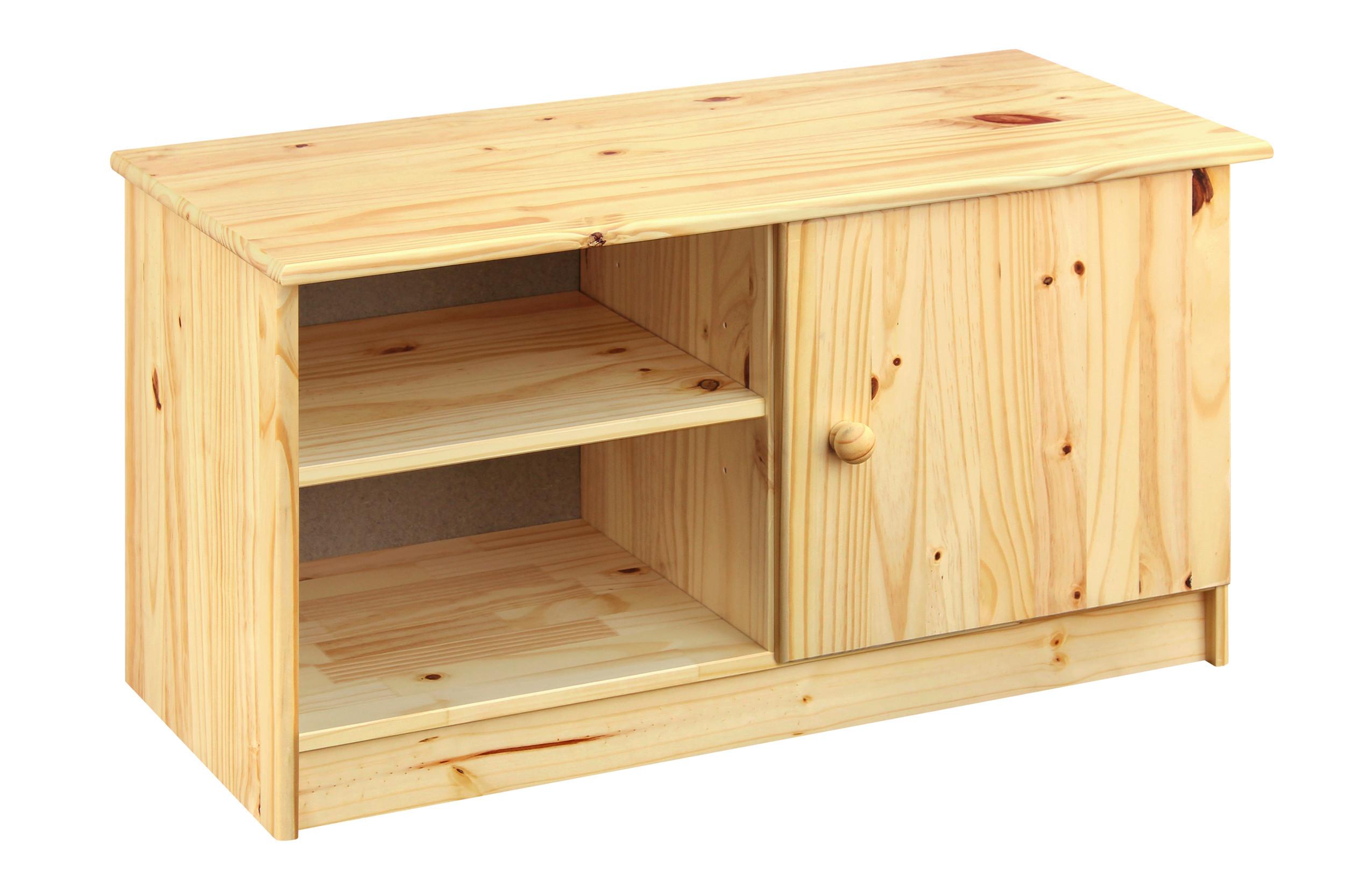 SCHUHSCHRANK Naturfarben B: 91cm - Naturfarben, Design, Holz (91/48/38cm) - MID.YOU