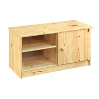 SCHUHSCHRANK Naturfarben B: 91cm - Naturfarben, Design, Holz (91/48/38cm) - MID.YOU