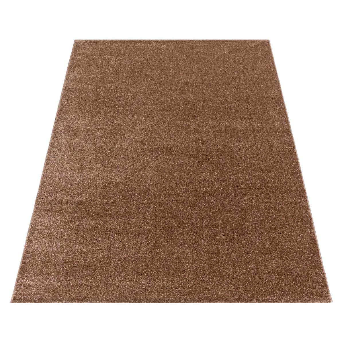 Teppich Läufer Kupferfarben Rio 80x250 cm - Kupferfarben, Basics, Textil (80/250cm)