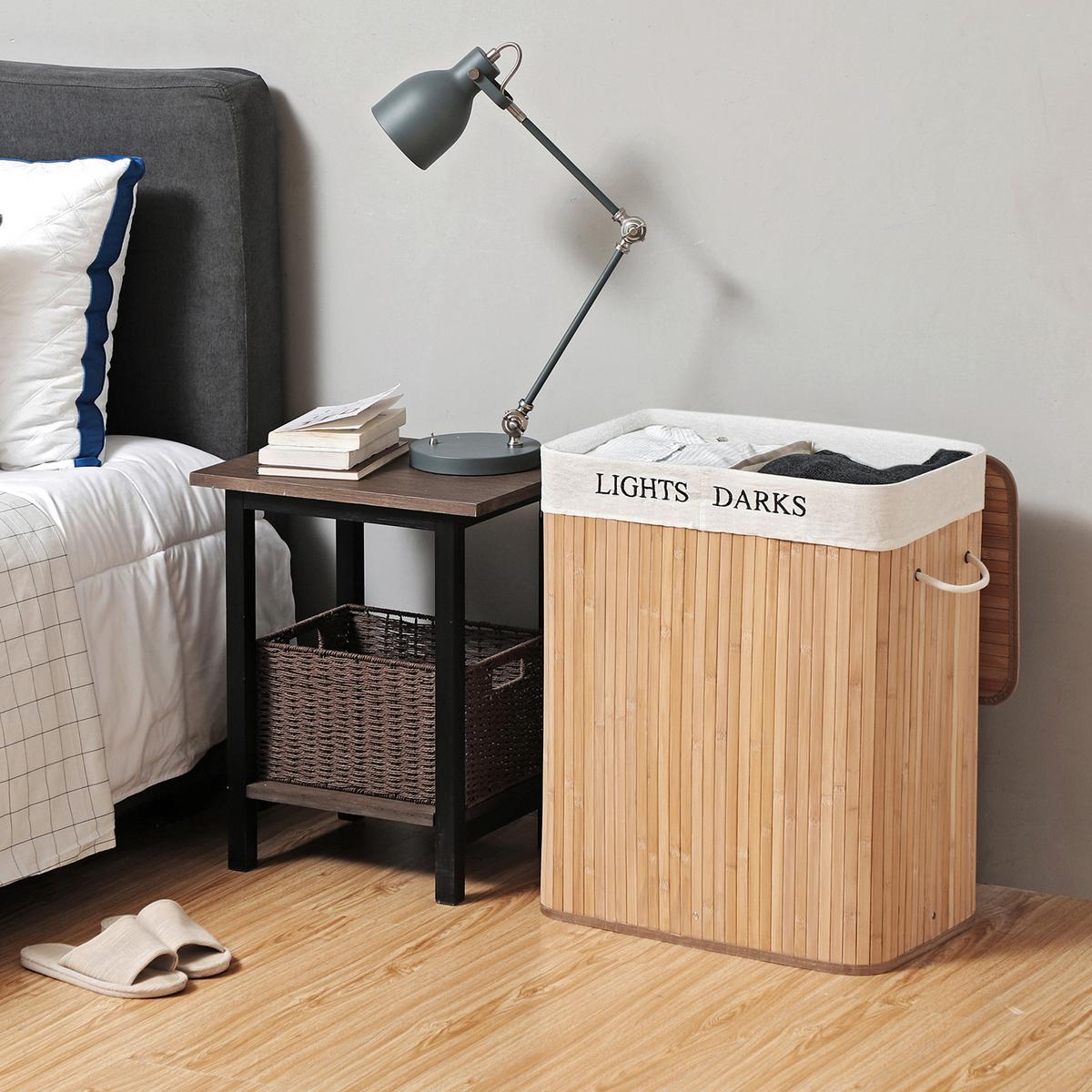 Wäschekorb Ecru B: 52 cm - Ecru, Basics, Naturmaterialien/Textil (52/63/32cm)