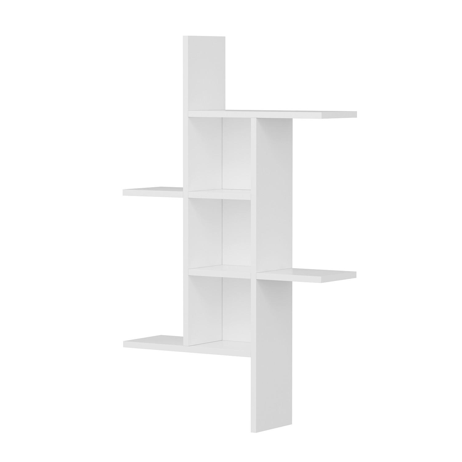 WANDREGAL Madakaskar Weiß B: 68cm - Weiß, Design, Holzwerkstoff (68/113/20cm) - Livetastic