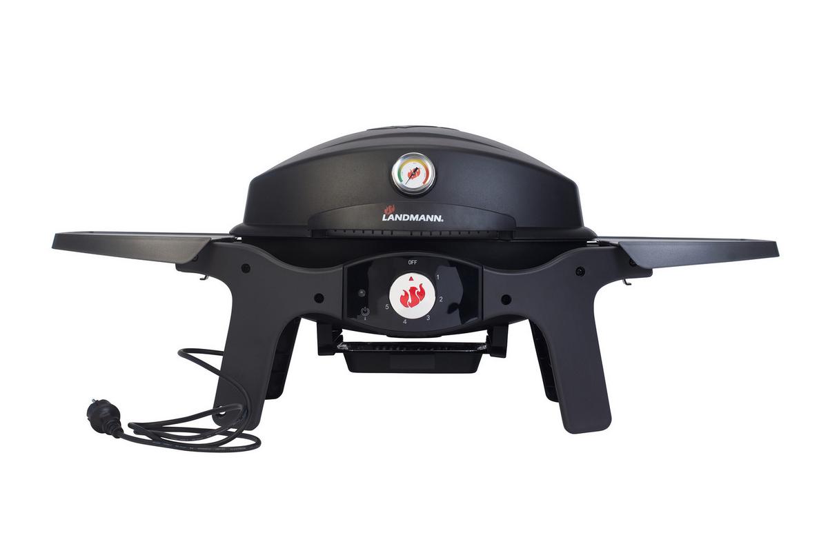 Elektrogrill Pantera - Schwarz, Basics, Kunststoff/Metall (101/52/46,5cm)