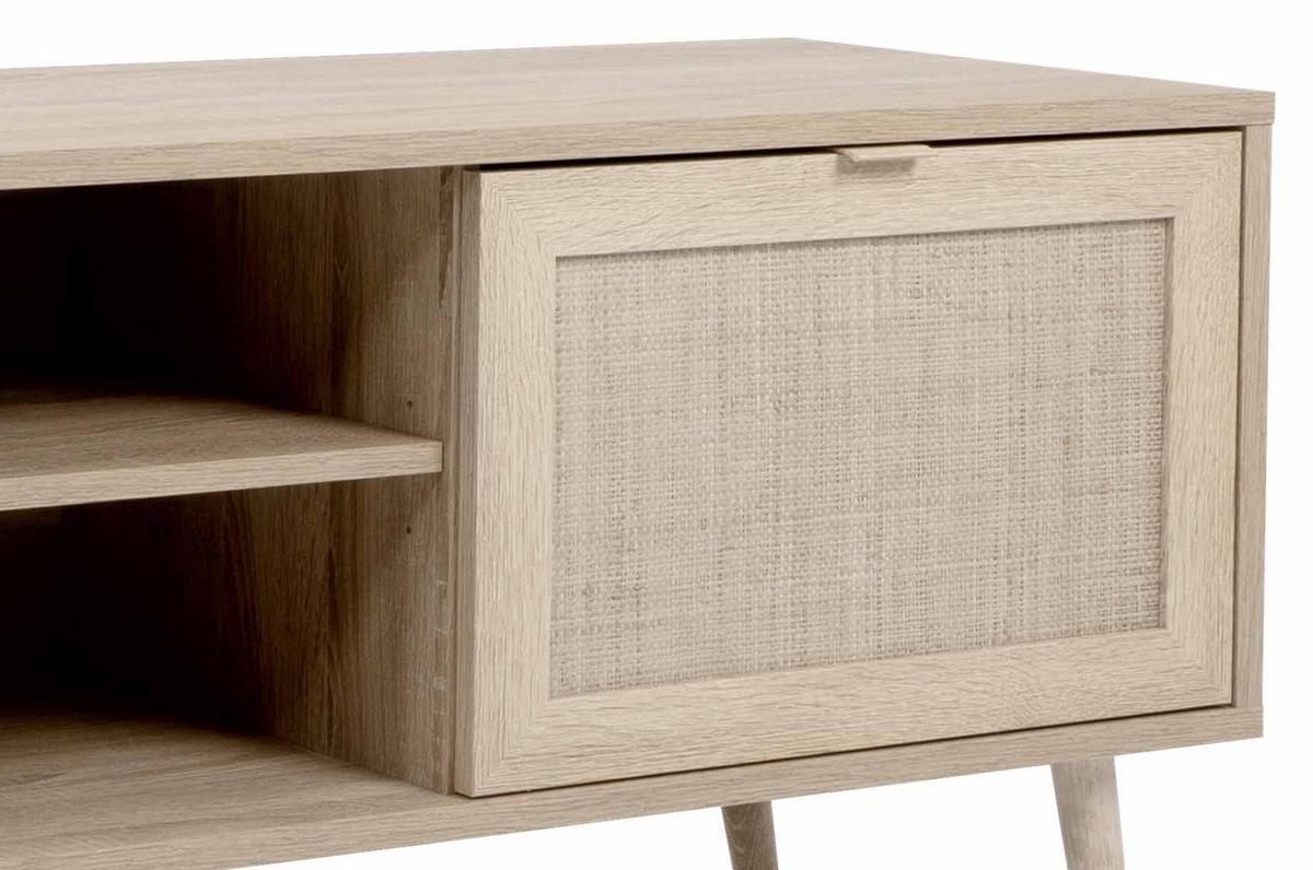 Tv-element Bali 150 Cm Sonoma Eiche Dekor - Sonoma Eiche, Natur, Holzwerkstoff (150/52/40cm) - MID.YOU