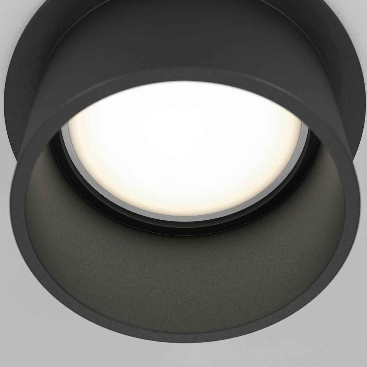 Aufbauleuchte Reif - Schwarz, Trend, Metall (6,5/5,5cm) - MAYTONI