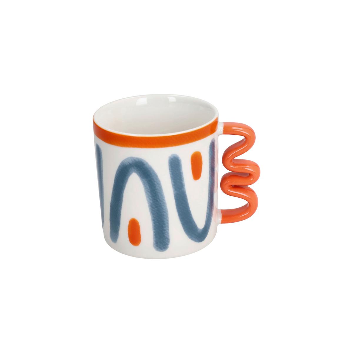 Kaffeebecher Miguel - Multicolor, Design, Keramik (8/9cm) - Luca Bessoni