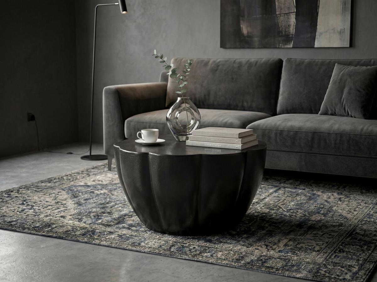 COUCHTISCH Schwarz B: 60cm - Schwarz, Design, Metall (60/60/36cm) - MID.YOU