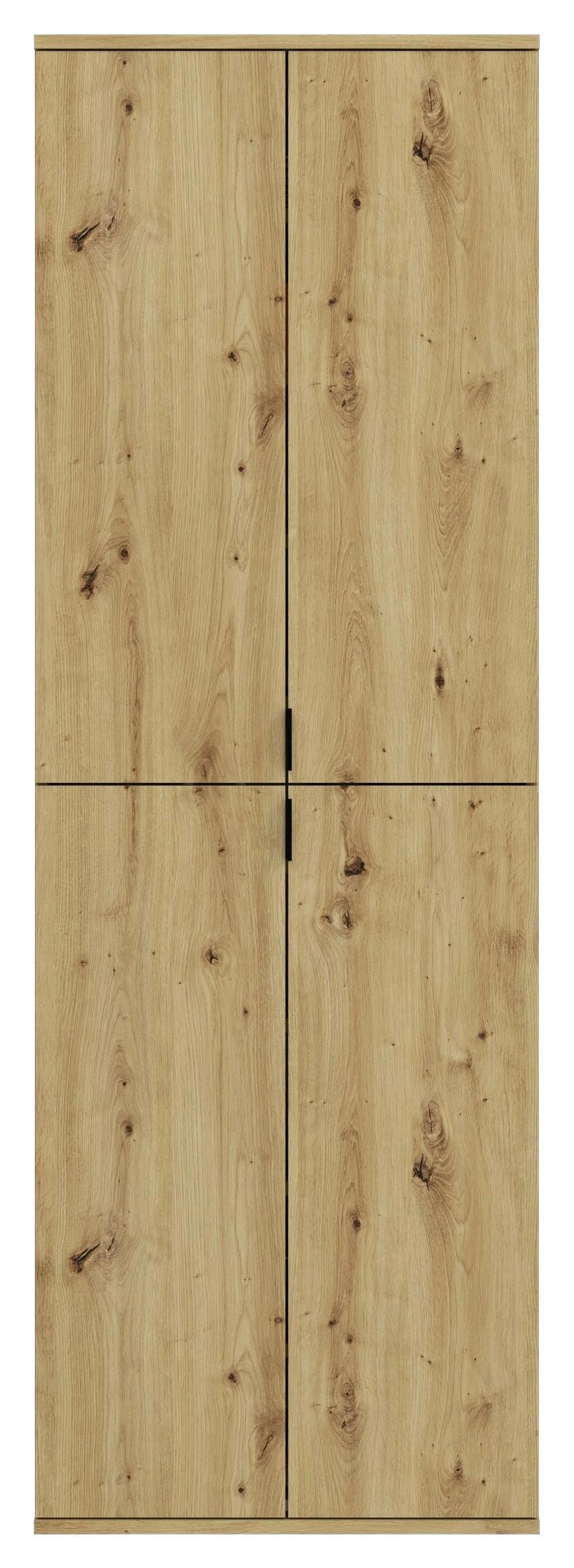 Drehtürenschrank Projekt X Eiche Artisan B: 61 cm - KONVENTIONELL, Holzwerkstoff (61/193/34cm) - MID.YOU