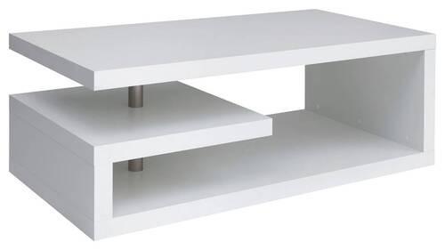 Couchtisch Glimp Coffee Table - Weiß, Design, Holzwerkstoff (120/60/45cm)