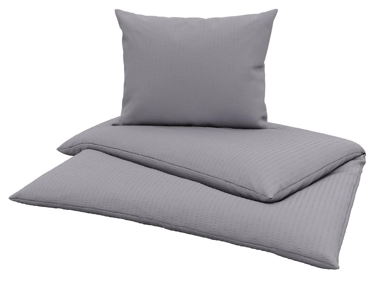 Ágyneműhuzat-garnitúra Milena - ezüst, Konventionell, textil (140/200cm) - Luca Bessoni