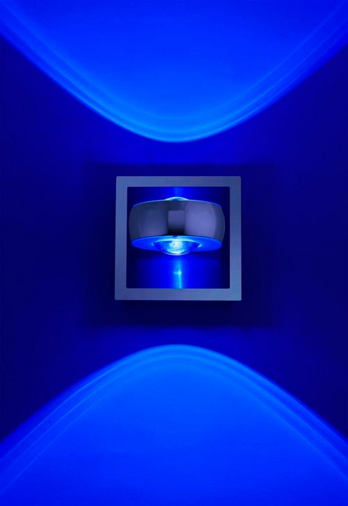 Led-wandleuchte 12471-55 Lolasmart-Opti - Silberfarben, Design, Kunststoff/Metall (12/12/14cm)