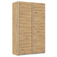 Schwebetürenschrank B: 136cm Feldkirch Eiche Dekor - Eiche Artisan, MODERN, Holzwerkstoff (136/229/62cm)