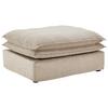 Hocker Aurora - Beige/Schwarz, Trend, Textil (90/46/105cm) - Livetastic