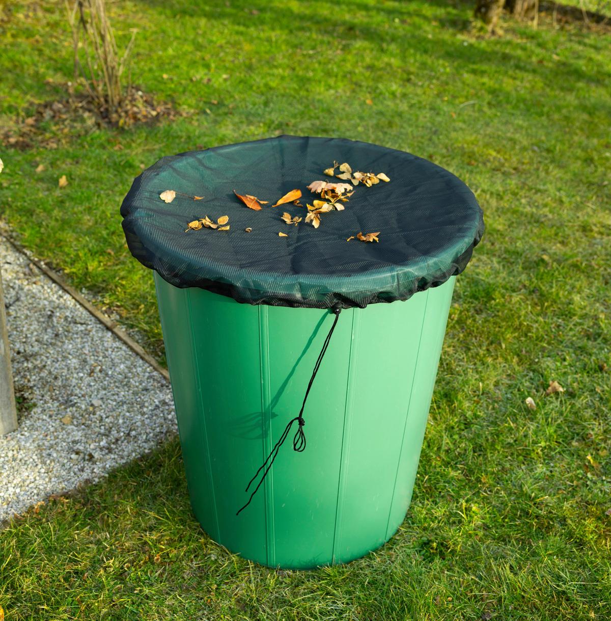 REGENTONNE 07888 REGENTONNEN-NETZ - Schwarz, Basics, Kunststoff (95cm) - Windhager