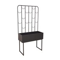 Hochbeet Stella Anthrazit - Anthrazit, LIFESTYLE, Metall (32/144/74cm)