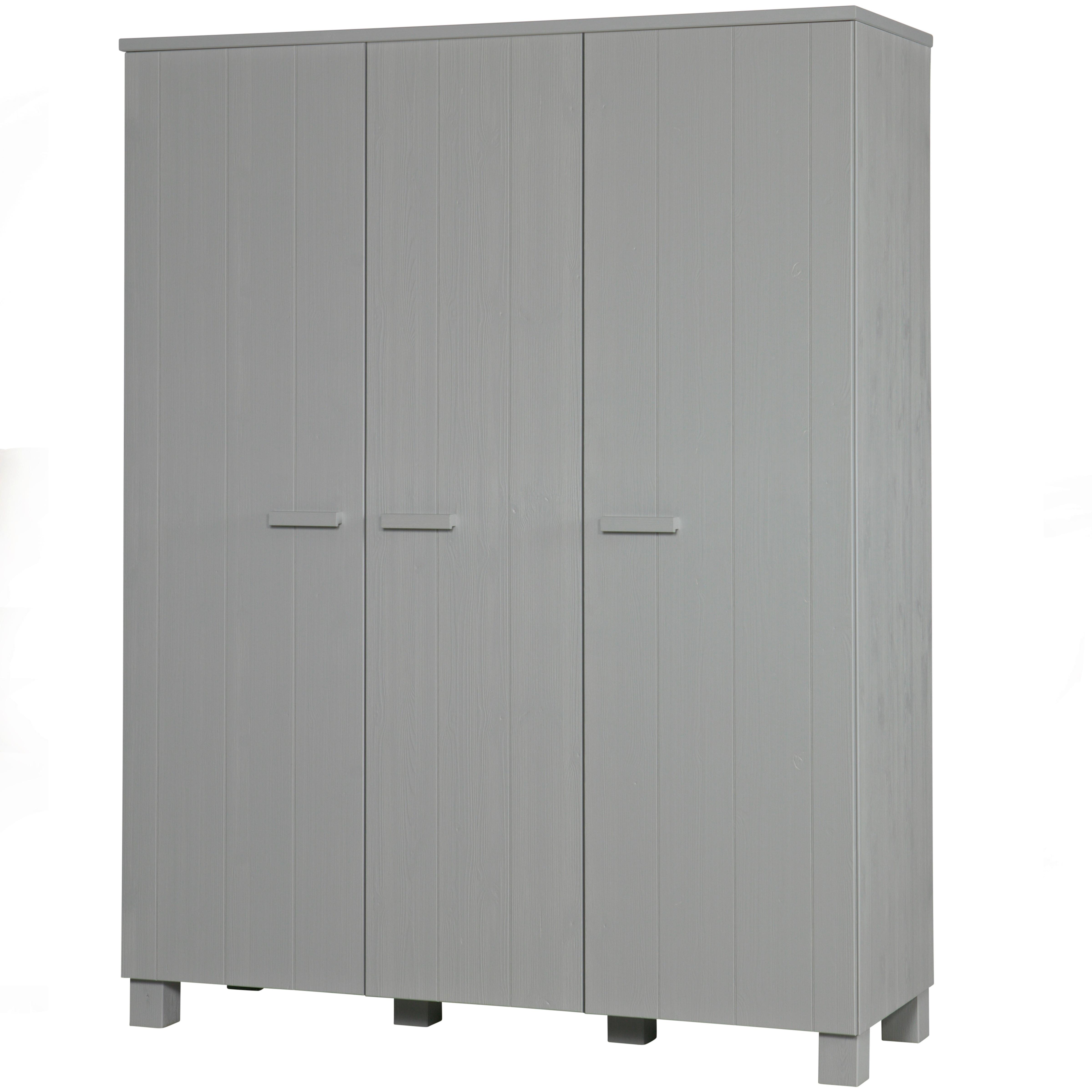 Garderobenschrank Dennis Grau B: 158 cm