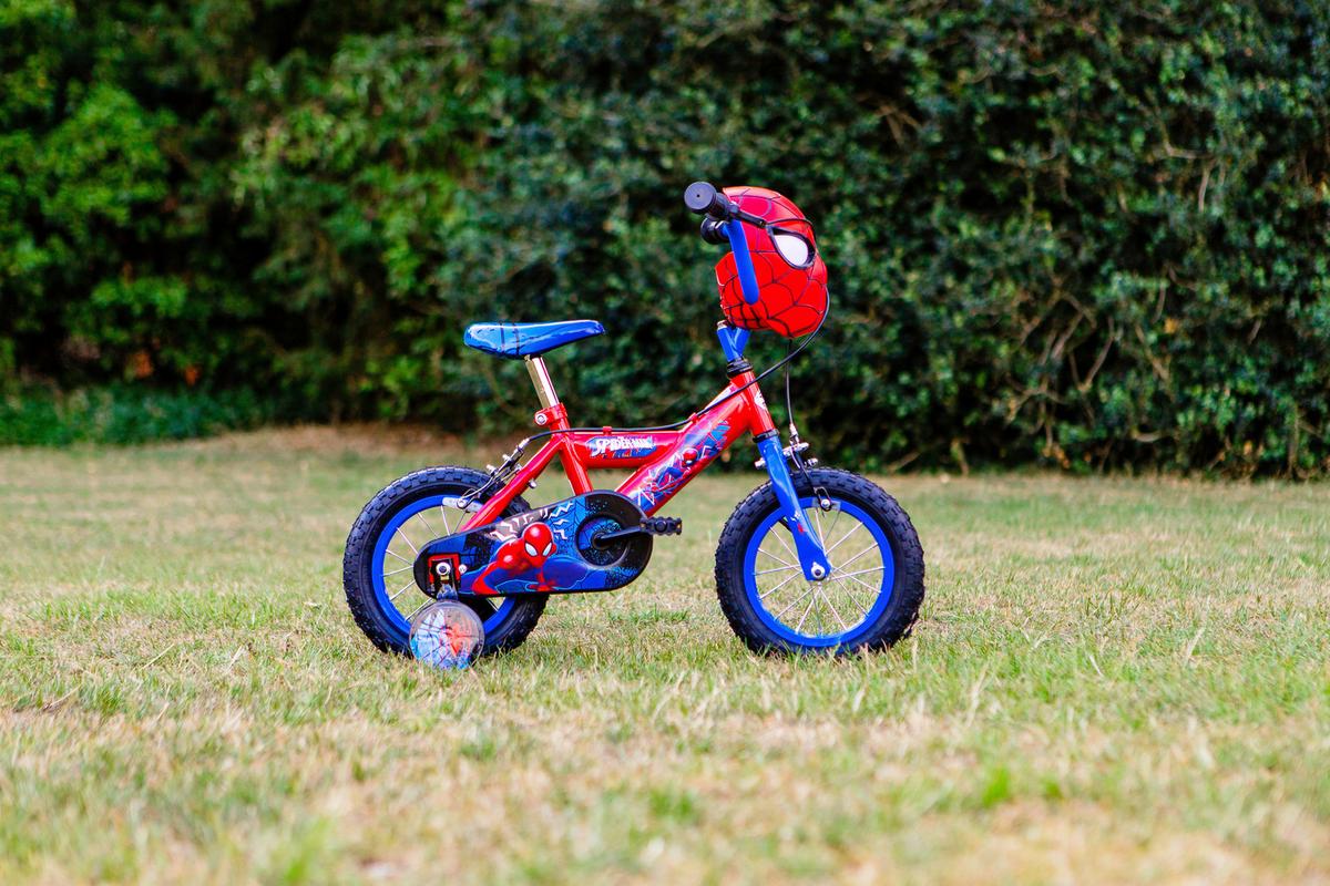 Kinderfahrrad Huffy Spider-Man 12in Bike - Blau/Rot, Basics, Metall (54/74/84cm)