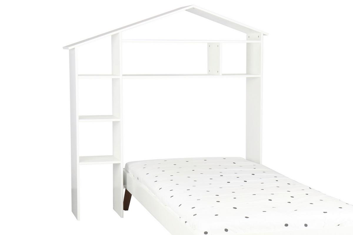 ÜBERBAUREGAL Weiß B: 148cm - Weiß, Design, Holz/Holzwerkstoff (148/155/31cm) - Livetastic