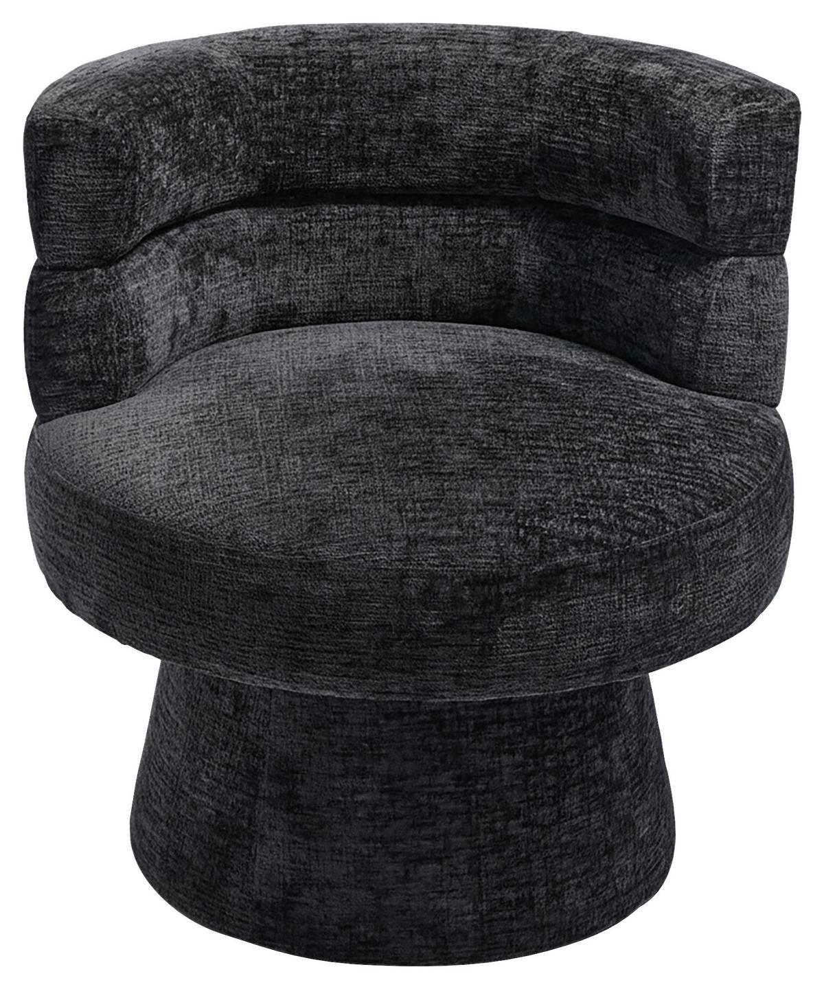 STOLIČKA JULINA - čierna, Modern, drevo/textil (71/74/72cm) - Bessagi Home