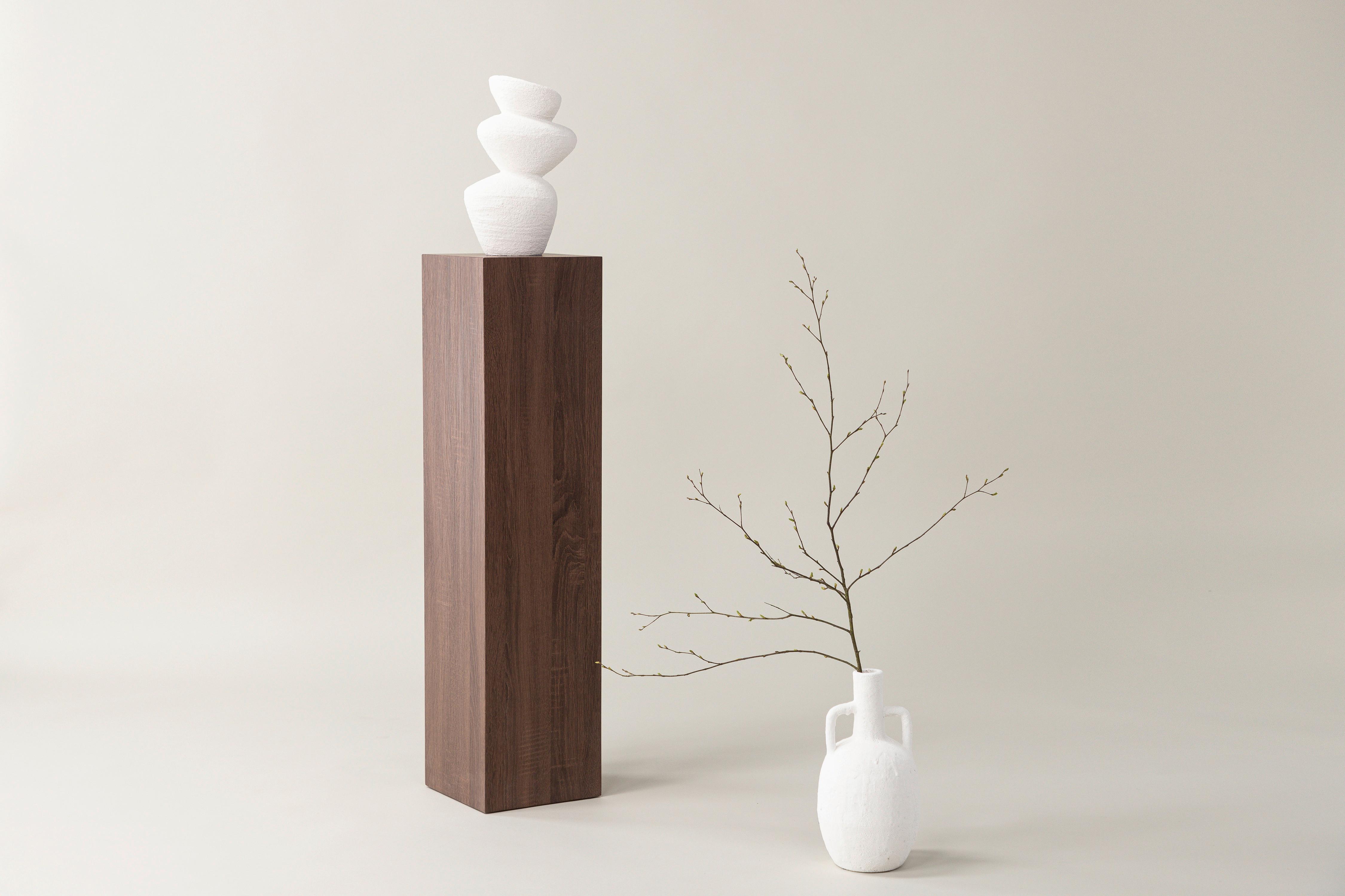 Beistelltisch Ramsvik - Braun, Design, Holz (23/23/95cm) - Livetastic