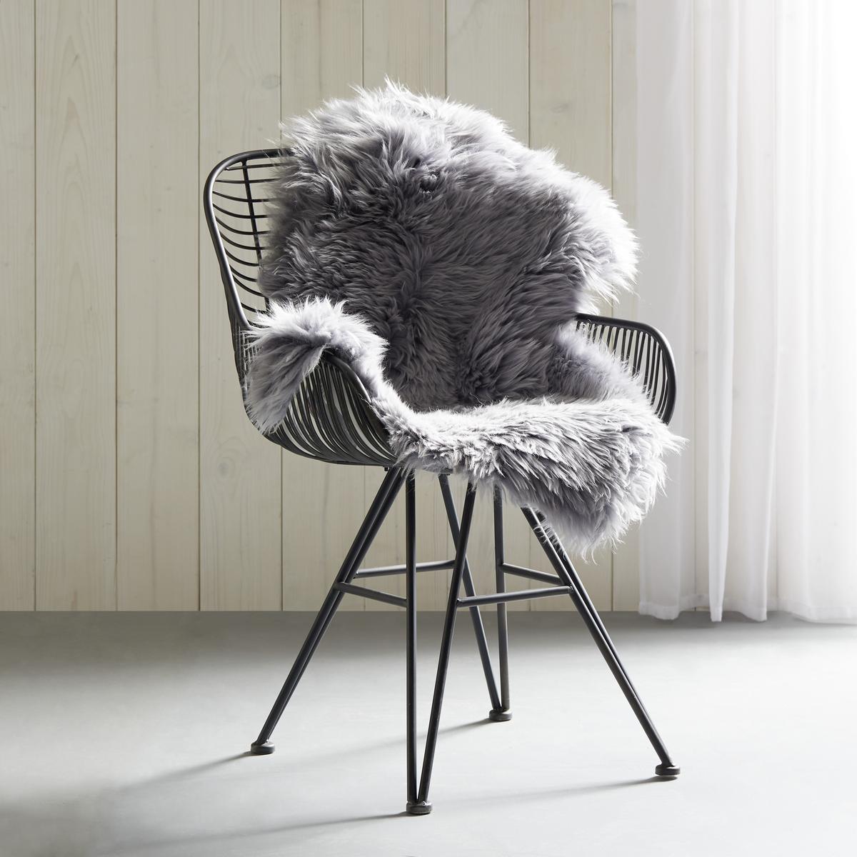 OVČÍ KOŽEŠINA Jenny, 90-105/60cm, šedá - šedá, kožešina (60/90-105cm) - Modern Living