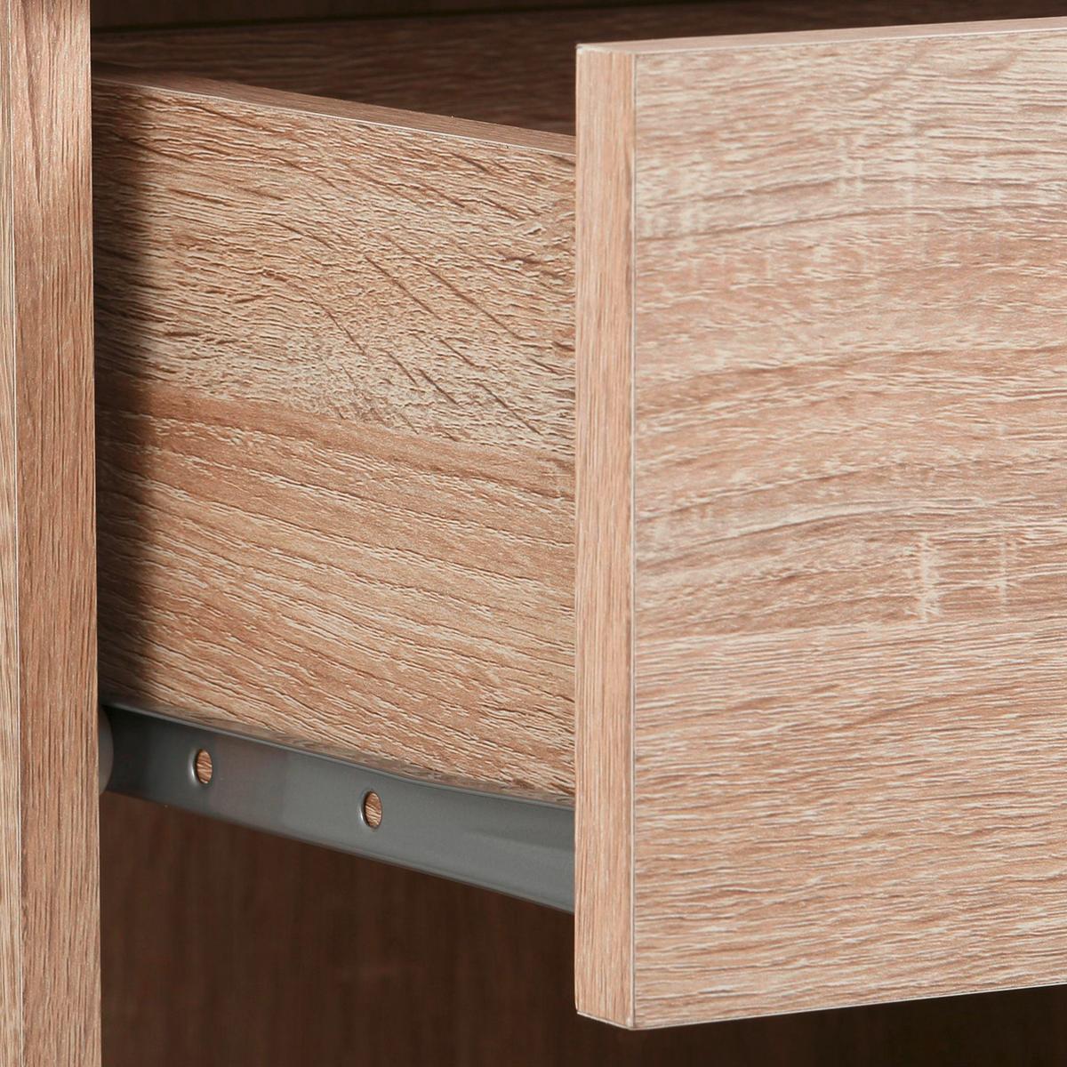 Nachttisch Binz Eiche Dekor B: 45 cm - Eichefarben/Naturfarben, Design, Holzwerkstoff (45/50/35cm) - MID.YOU