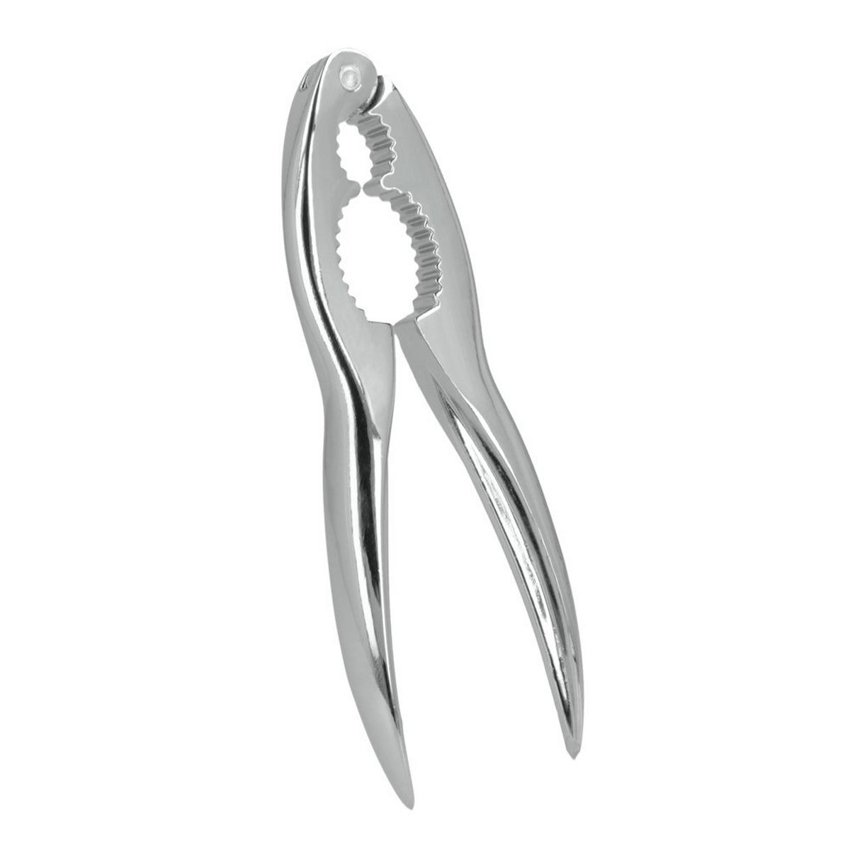 Nussknacker Krokki - Chromfarben, Basics, Metall (15cm) - Metaltex