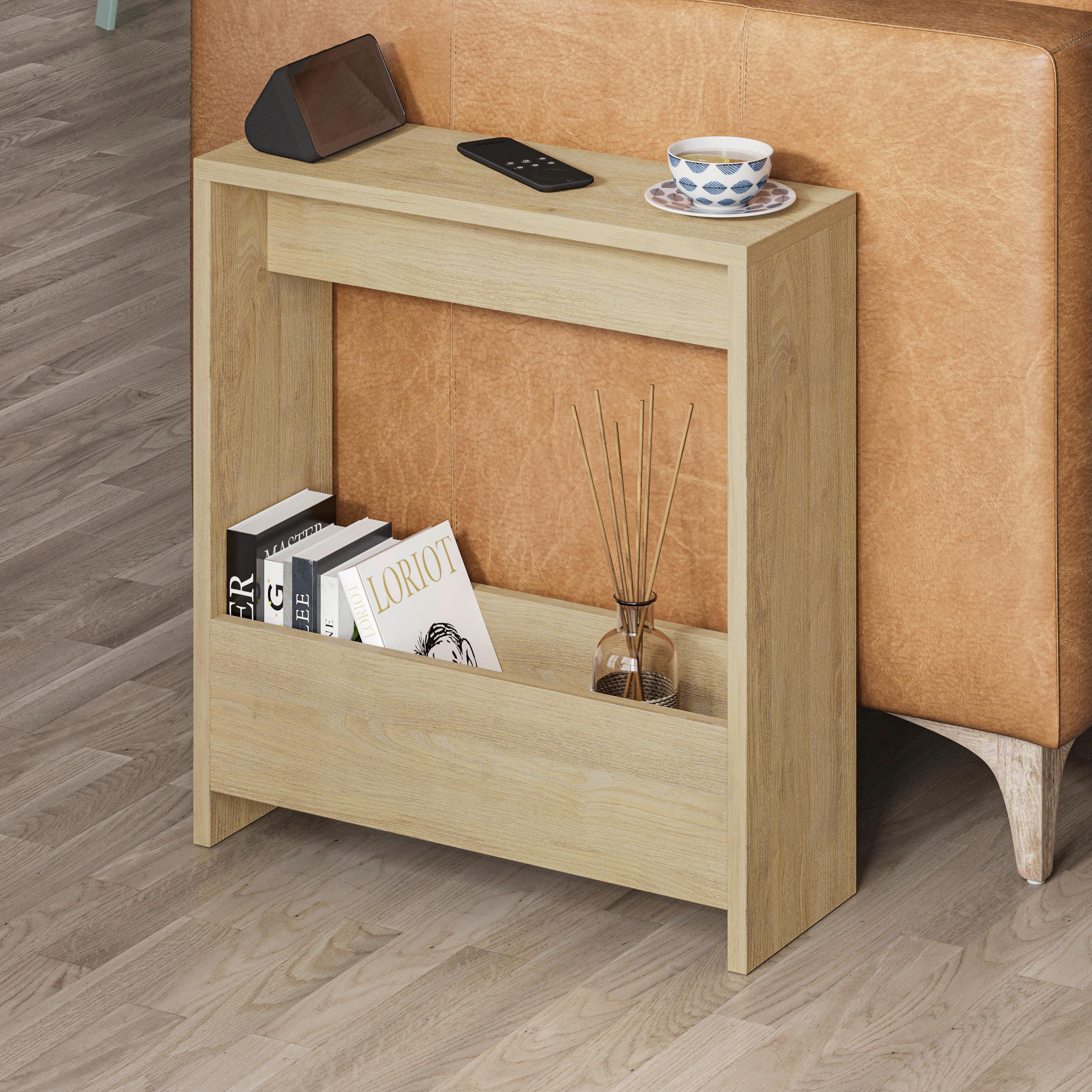 Beistelltisch Simpi Beistelltisch - Eichefarben, Design, Holzwerkstoff (55/20/60cm) - Livetastic