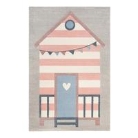 Kinderteppich Sea Castle - Hellgrau/Rosa, Trend, Textil (120/170cm) - Esprit
