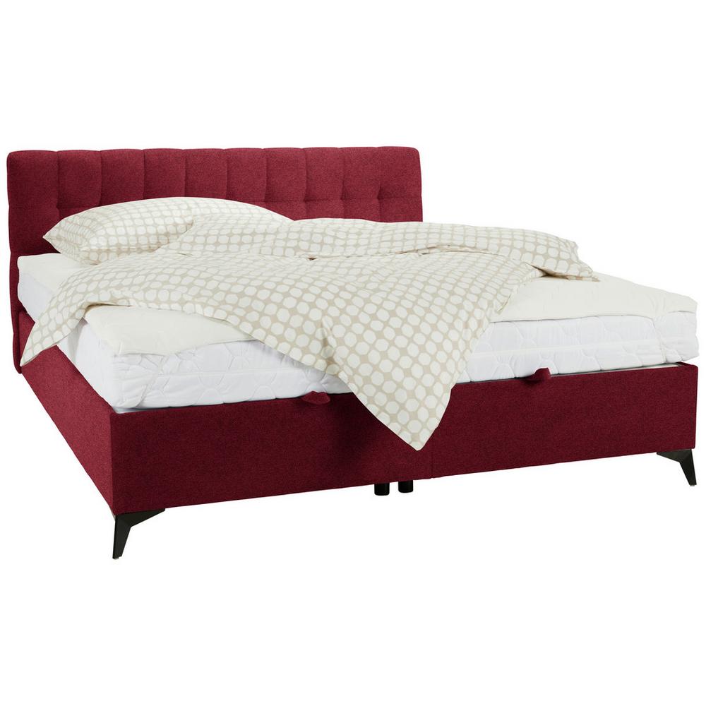 Kontinentálna posteľ Magic, 180x200cm,červená