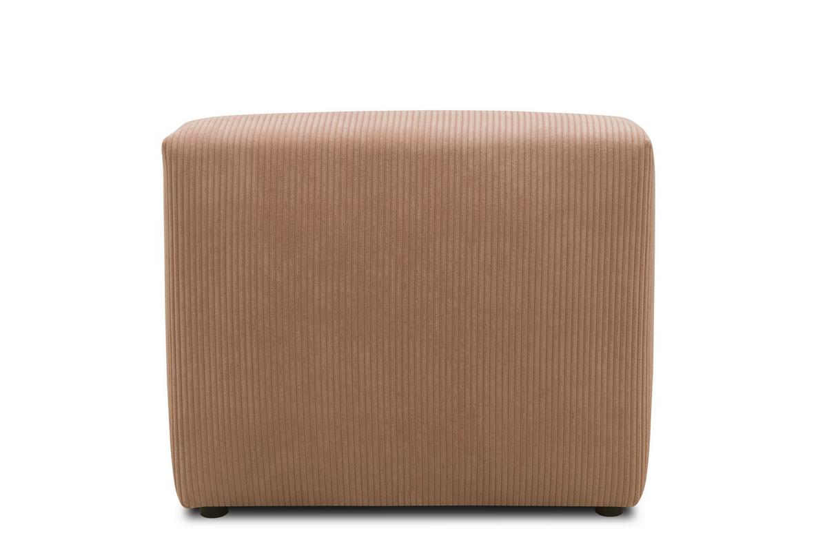 Sofaelement Rosa, Roségold B: 85 Cm - Roségold/Schwarz, Design, Textil (85/69/108cm) - MID.YOU