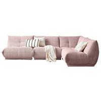 Ecksofa Giselle - Altrosa, Trend, Textil (315/210cm) - Livetastic