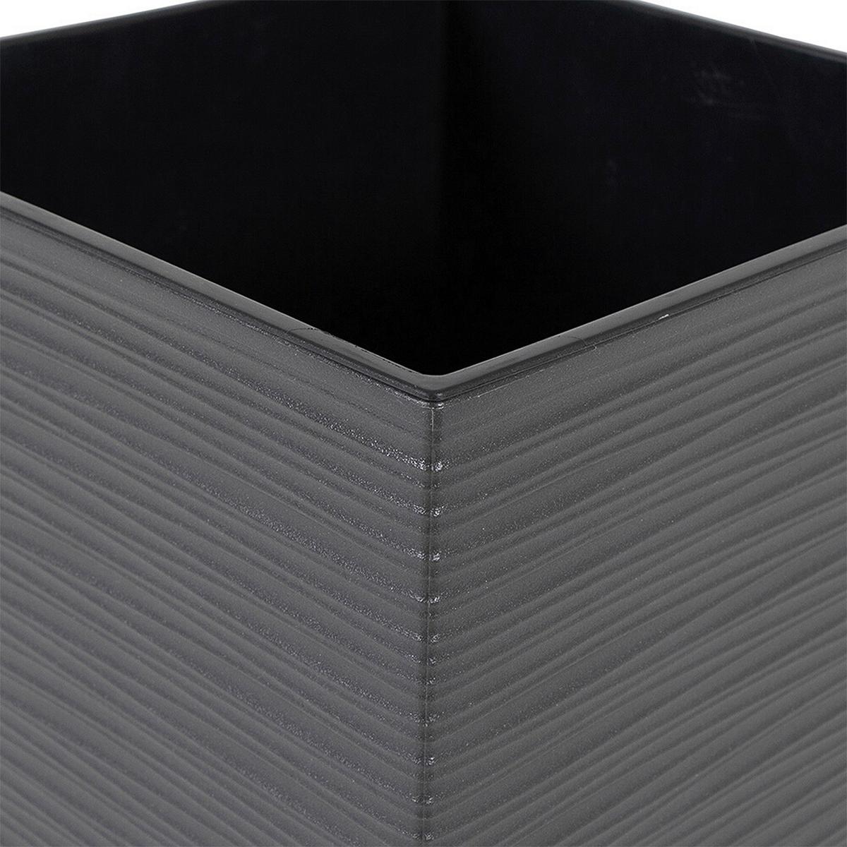 Pflanzentopf Anthrazit B: 40 cm - Anthrazit, Basics, Kunststoff (40/75/40cm) - Siena Garden