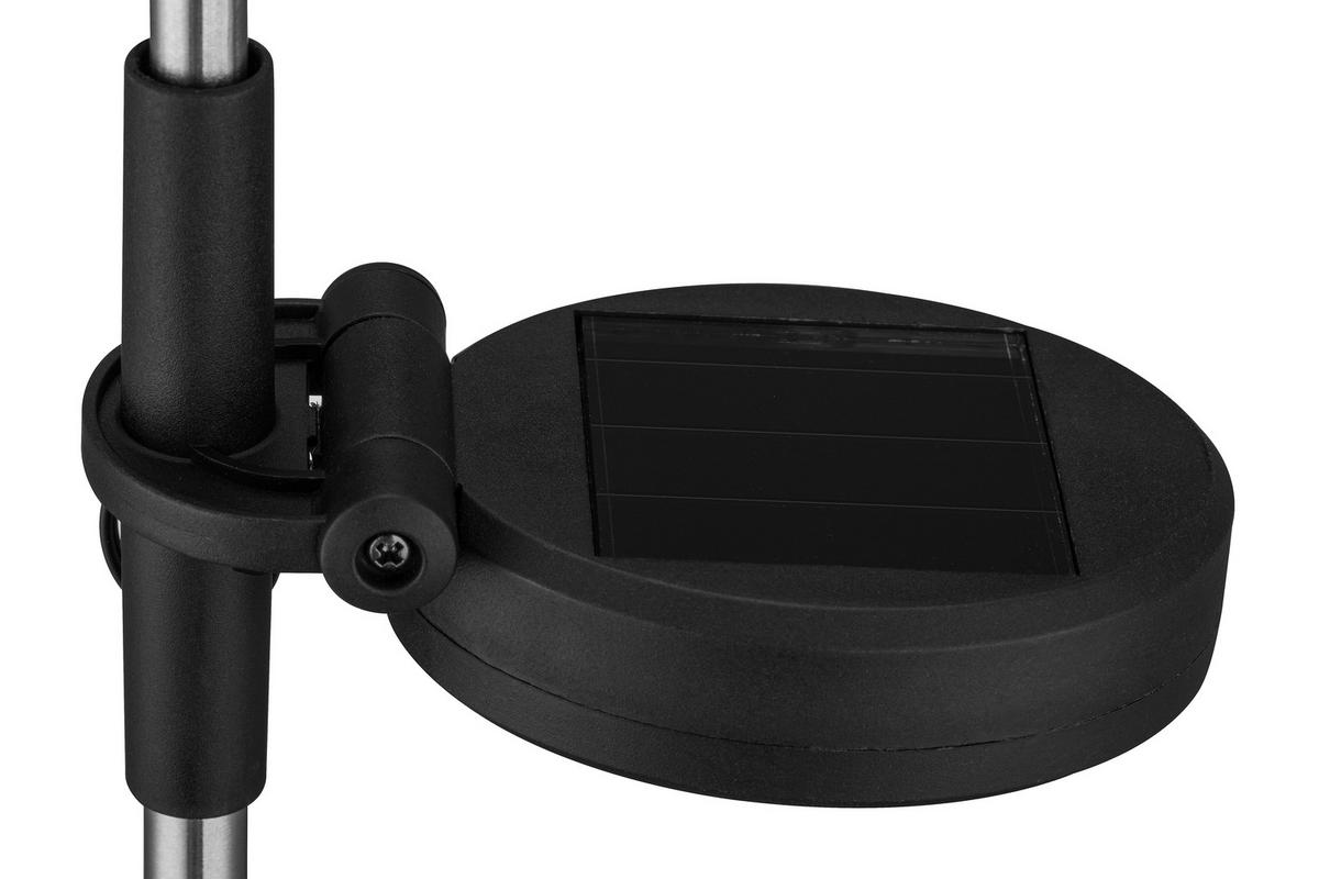 Solarleuchte Delinda - Blau/Schwarz, Basics, Kunststoff/Metall (8/83,5cm) - Homezone