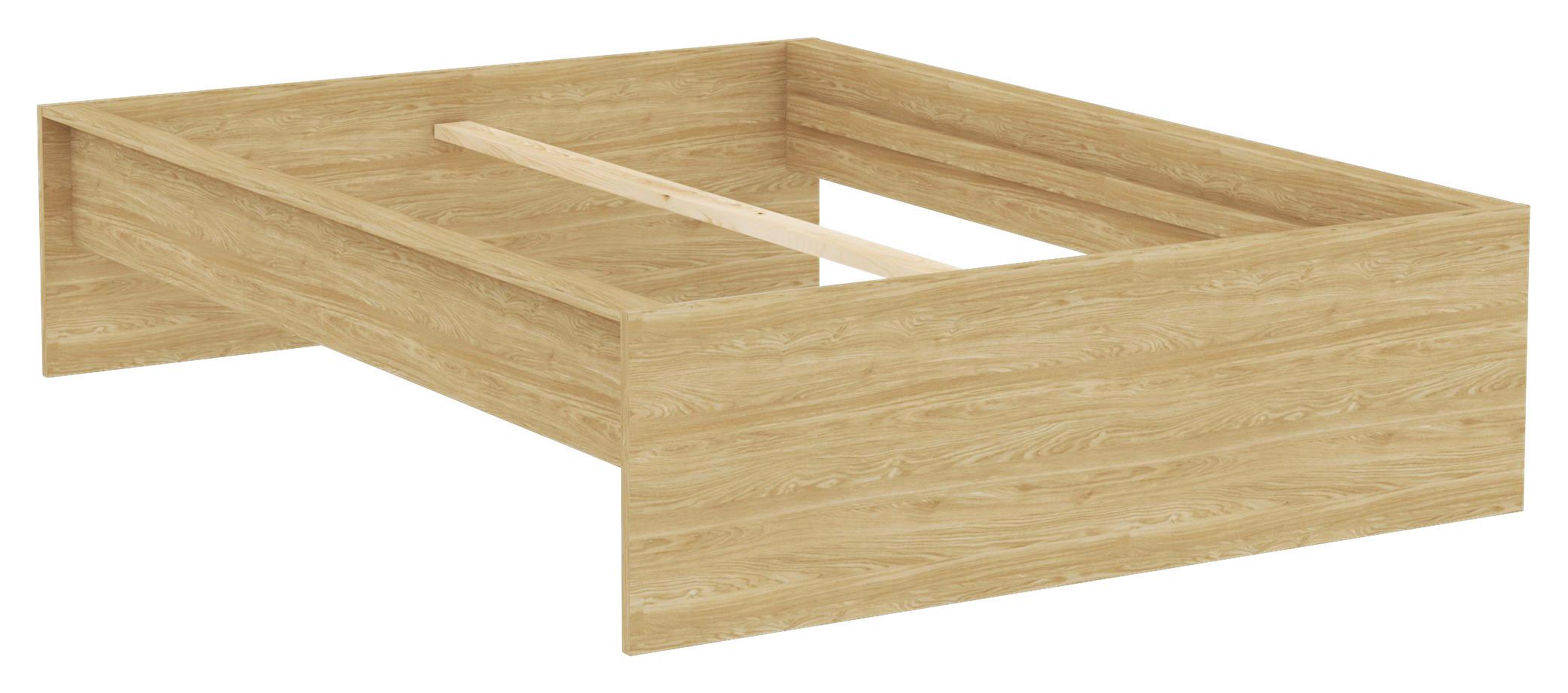 POSTEĽNÝ RÁM UNIT 140 - farba duba, Konventionell, kompozitné drevo (140/200cm) - Ondega