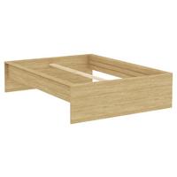 RÁM POSTELE UNIT 140 - barvy dubu, Konvenční, kompozitní dřevo (140/200cm) - Ondega