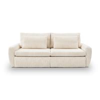 Schlafsofa Mevi Creme B: 240 Cm - Creme, MODERN (240/72-90/120cm) - Premium Living