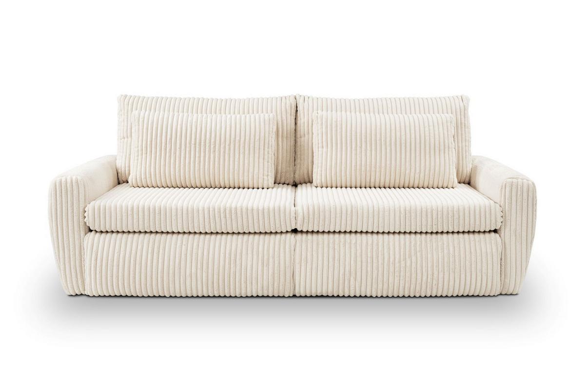 Schlafsofa Mevi Creme B: 240 Cm - Creme, MODERN (240/72-90/120cm) - Premium Living