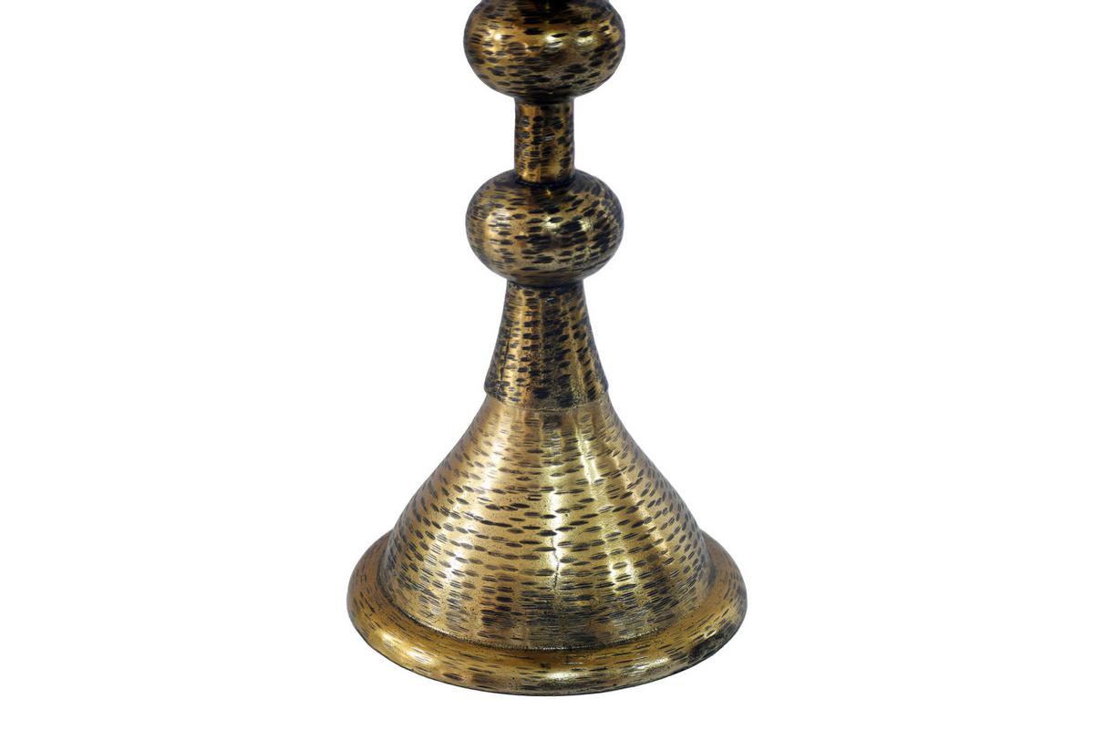 BEISTELLTISCH Goldfarben L: 30cm - Goldfarben, Design, Metall (30/30/56cm) - Livetastic